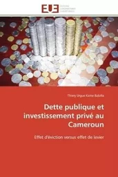 Dette publique et investissement privé au Cameroun