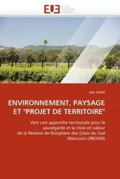 Environnement, paysage et "projet de territoire"