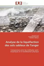 Analyse de la liquéfaction des sols sableux de tanger