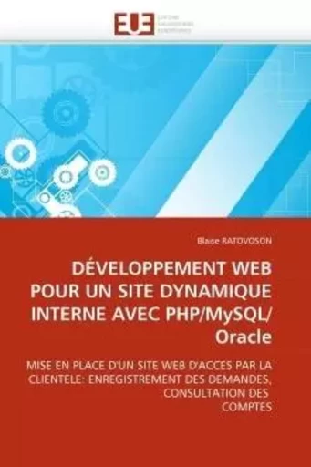 Développement web pour un site dynamique interne avec php/mysql/oracle -  RATOVOSON-B - UNIV EUROPEENNE