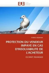 Protection du vendeur impaye en cas d''insolvabilite de l''acheteur