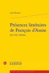 Présences littéraires de François d'Assise