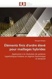 Éléments finis d''ordre élevé pour maillages hybrides