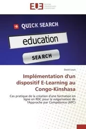 Implémentation d'un dispositif e-learning au congo-kinshasa