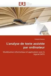 L''analyse de texte assistée par ordinateur