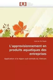 L''approvisionnement en produits aquatiques des entreprises