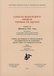 Codices manuscripti Operum Thomae de Aquino