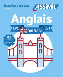 Anglais LV1 Collège 3e (cahier d'exercices)