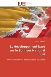 Le développement basé sur le bonheur national brut