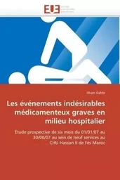 Les événements indésirables médicamenteux graves en milieu hospitalier