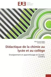 Didactique de la chimie au lycée et au collège