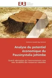 Analyse du potentiel économique du Pausinystalia johimbe