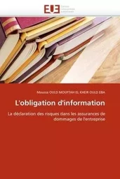 L''obligation d''information