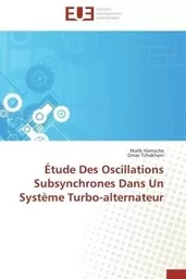 Étude des oscillations subsynchrones dans un système turbo-alternateur