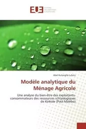 Modèle analytique du ménage agricole