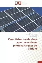 Caractérisation de deux types de modules photovoltaiques au silicium