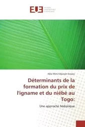 Déterminants de la formation du prix de l'igname et du niébé au Togo: