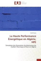 La haute performance énergétique en algérie, hpe