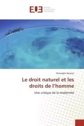 Le droit naturel et les droits de l'homme