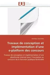 Travaux de conception et  implémentation d une  e-platform des concours