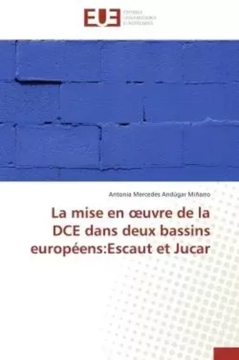 La mise en  uvre de la dce dans deux bassins européens:escaut et jucar -  MIÑARRO-A - UNIV EUROPEENNE