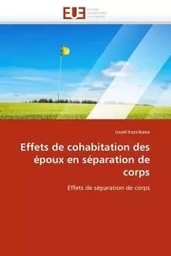 Effets de cohabitation des époux en séparation de corps