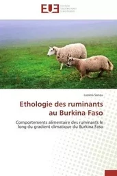 Ethologie des ruminants au Burkina Faso