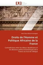 Droits de l''homme et politique africaine de la france