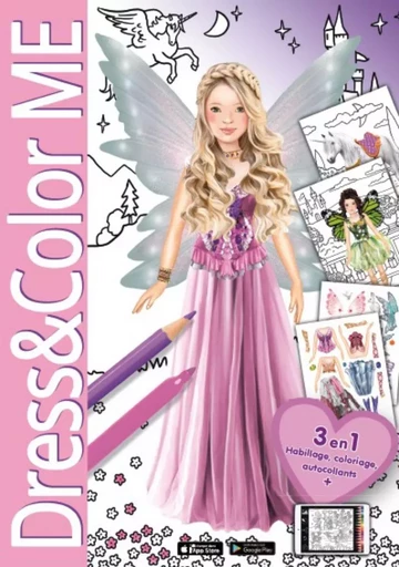 FEES MINI DRESS AND COLOR ME 3 EN 1 -  - BOOK N APP