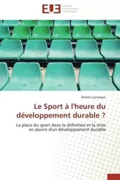 Le sport à l'heure du développement durable ?