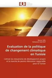 Evaluation de la politique de changement climatique en tunisie