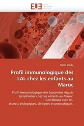 Profil immunologique des lal chez les enfants au maroc