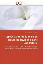 Appréciation de la mise en  uvre de l'hygiène dans une laiterie