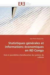 Statistiques générales et informations économiques en rd congo