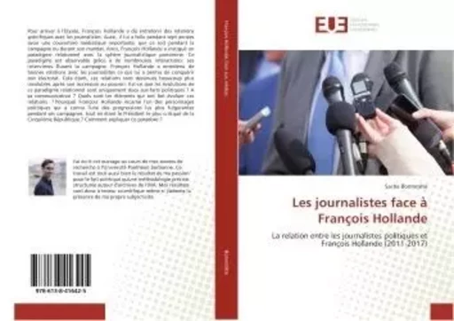 Les journalistes face A François Hollande - Sacha Bonnetête - UNIV EUROPEENNE