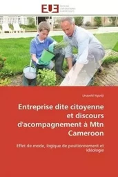 Entreprise dite citoyenne et discours d'acompagnement à mtn cameroon