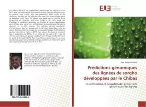 Predictions genomiques des lignees de sorgho developpees par le Chibas - Jean CHARLES - UNIV EUROPEENNE