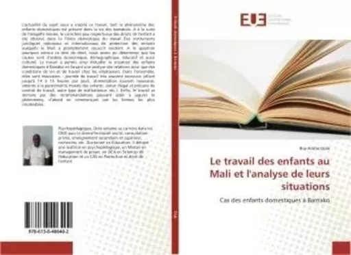 Le travail des enfants au Mali et l'analyse de leurs situations - Bra-Amba Dolo - UNIV EUROPEENNE