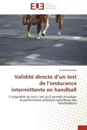 Validité directe d'un test de l'endurance intermittente en handball