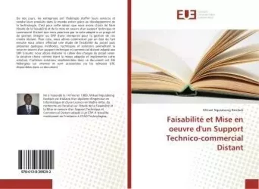 Faisabilite et Mise en oeuvre d'un Support Technico-commercial Distant - Mikael Kenfack - UNIV EUROPEENNE