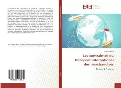 Les contraintes du transport international des marchandises - Chaouki Bouri - UNIV EUROPEENNE