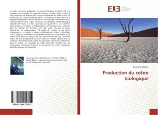 Production du coton biologique - Soumanou Babio - UNIV EUROPEENNE