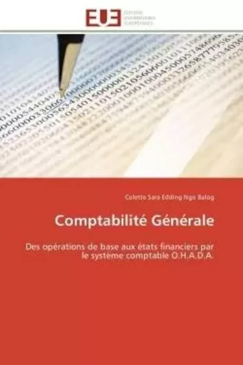 Comptabilité générale -  NGO BALOG-C - UNIV EUROPEENNE