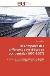 PIB comparés des différents pays d'Europe occidentale (1957-2007)