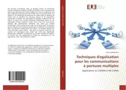 Techniques d'egalisation pour les communications à portuses multiples