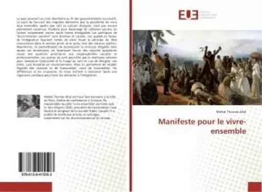 Manifeste pour le vivre-ensemble - Mehdi Thomas ALLAL - UNIV EUROPEENNE