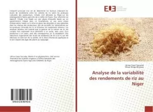 Analyse de la variabilite des rendements de riz au Niger - Idrissa Yacouba - UNIV EUROPEENNE