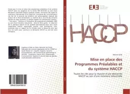 Mise en place des Programmes Prealables et du systeme HACCP