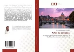 Actes du colloque