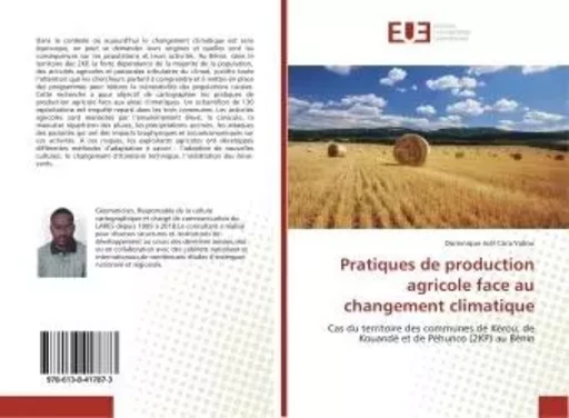 Pratiques de production agricole face au changement climatique - Dominique Joël Cora Yallou - UNIV EUROPEENNE